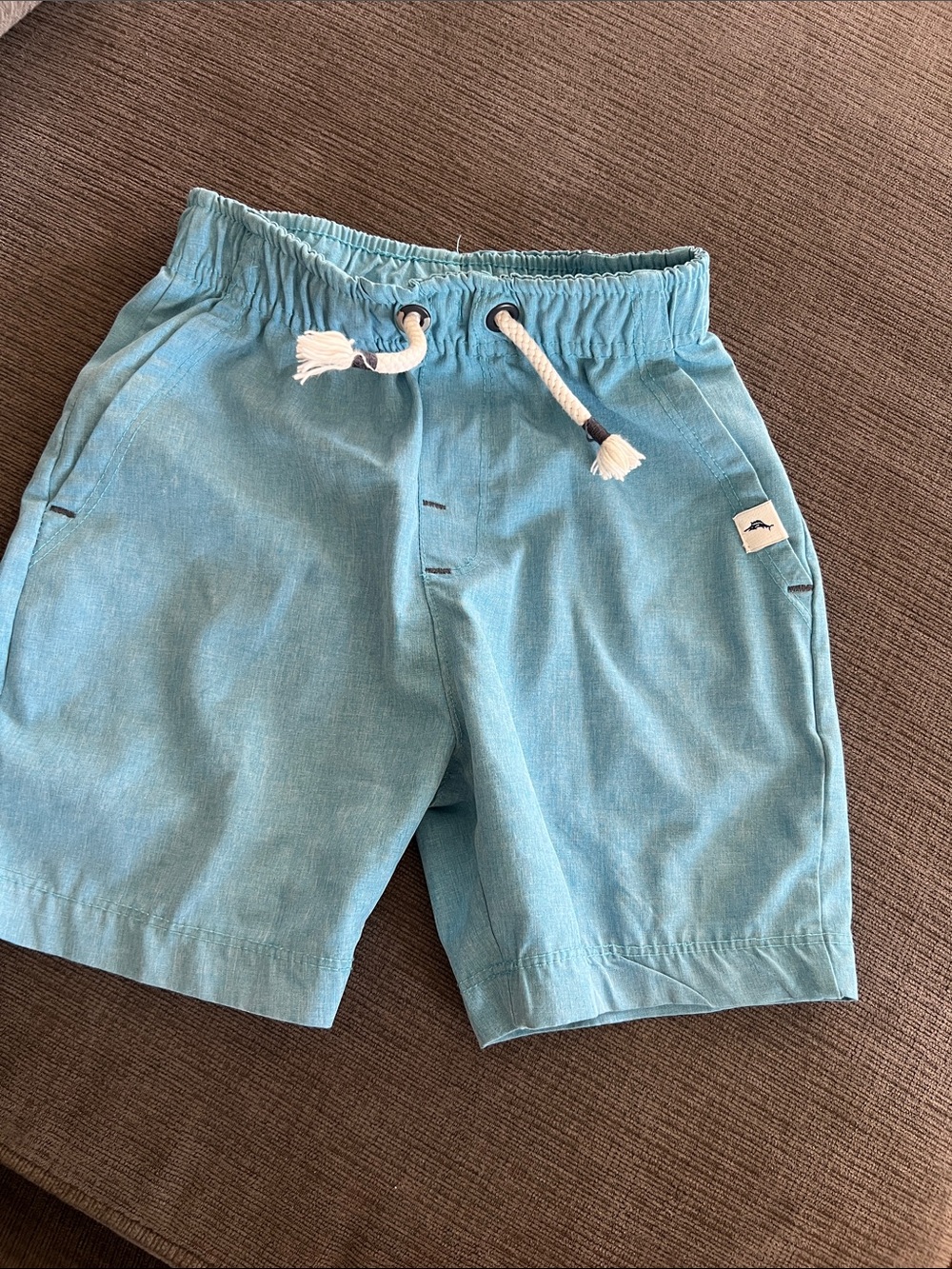 Tommy Bahama boy Light Blue Drawstring Casual Shorts